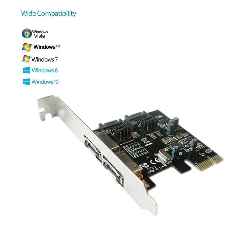 Pci-E для Sata3 Pci E Sata3.0 6 ГБ/сек. карта расширения Ssd Asmedia Asm1061 | Компьютеры и офис