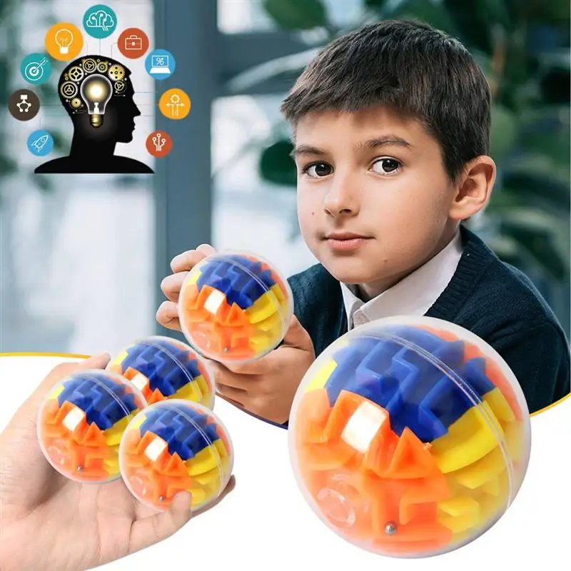 

Montessori Toys Puzzle Spherical 3D Memory Sequential Maze Gravity Memory Sequential Maze Ball Puzzle Toy Gifts For Kids Adult