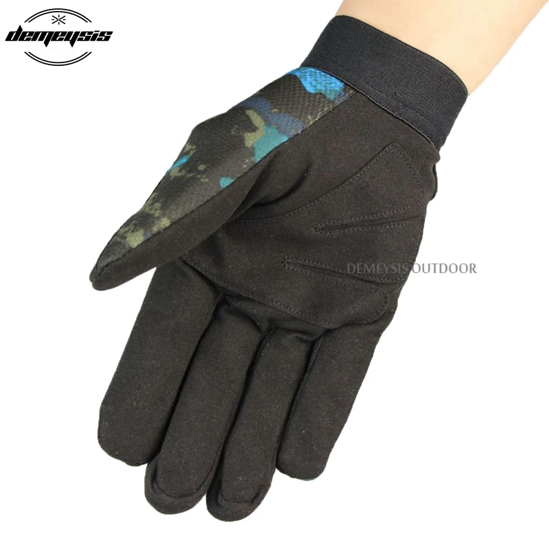Полный палец Охотничьи перчатки анти-скольжения Пеший туризм для верховой езды