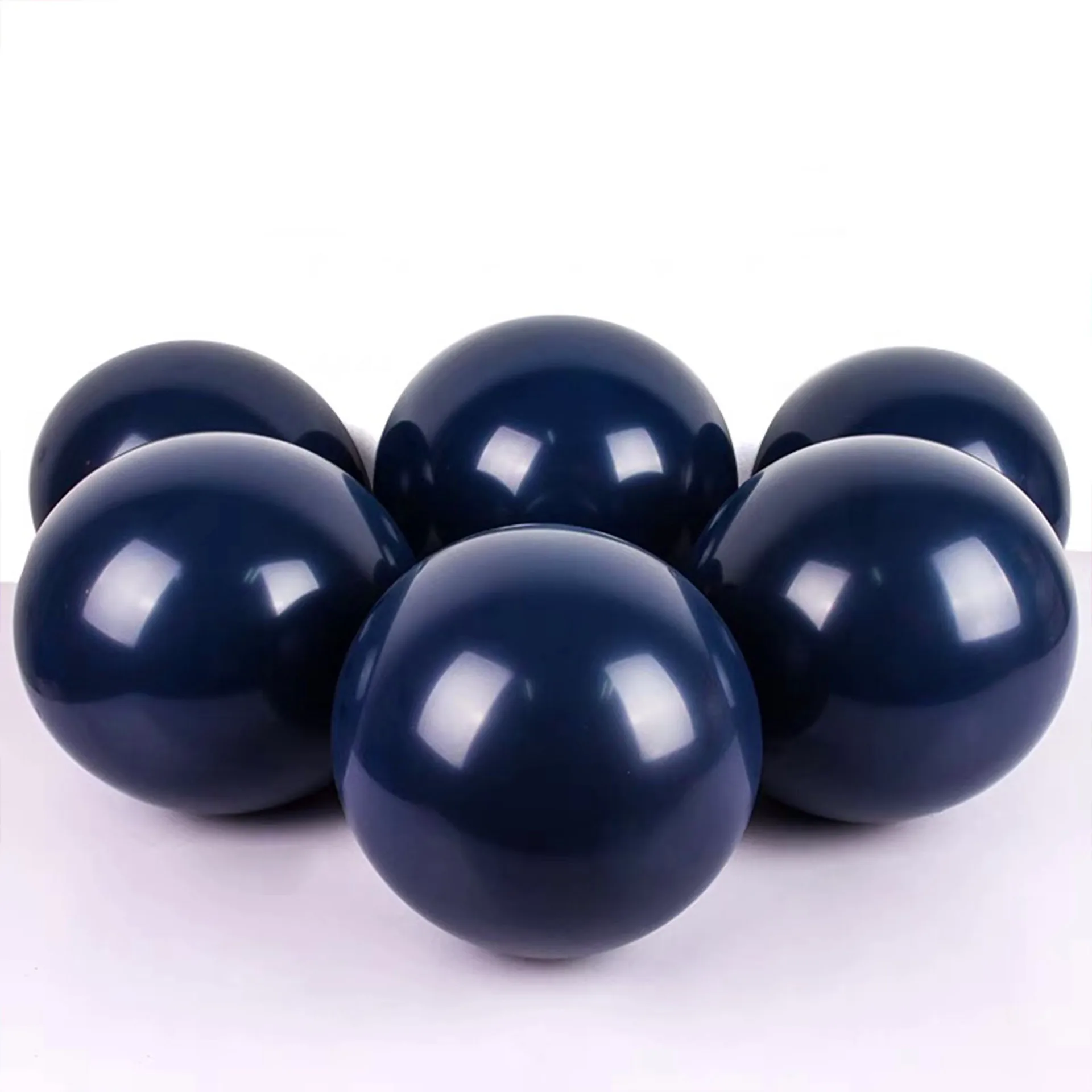 

200Pieces Navy Blue Ballons Or 100Pieces Metallic Ballons Glossy Metal Pearl Latex Balloons Thick Air Balls Globos Birthday Dec