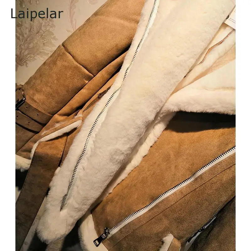 

Suede Plus Velvet Padded Jacket Women Winter Short Coat Lamb Hair Fashion Trend Warm High-Quality Jacket