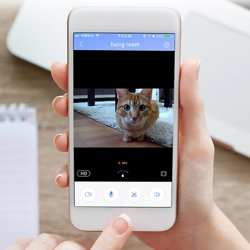 WIFI IP камера интеллектуальная автоматическая слежения безопасности беспроводная