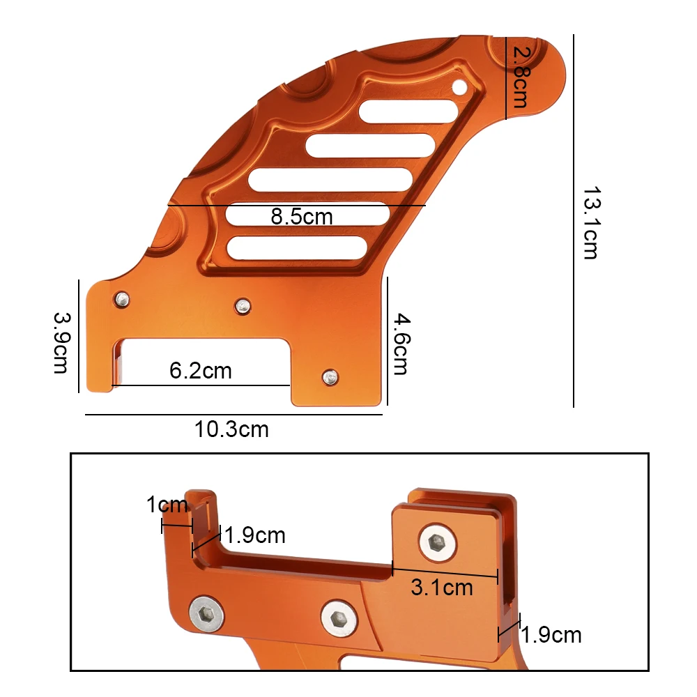 

Motorcycle Rear Brake Disc Guard Cover Protector Moto Accessories For SX XC SXF EXC XCF XCW SMR 125-530