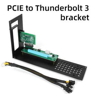 egpu thunderbolt 3 to pcie graphics card external bracket thunderbolt 3 or video capture card and network card test free global shipping