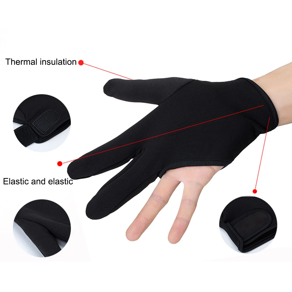 

Professional Three Fingers Anti-hot Glove for Flat Iron Heat Resistant Hair Straightening Curling Glove Styling Household Glove