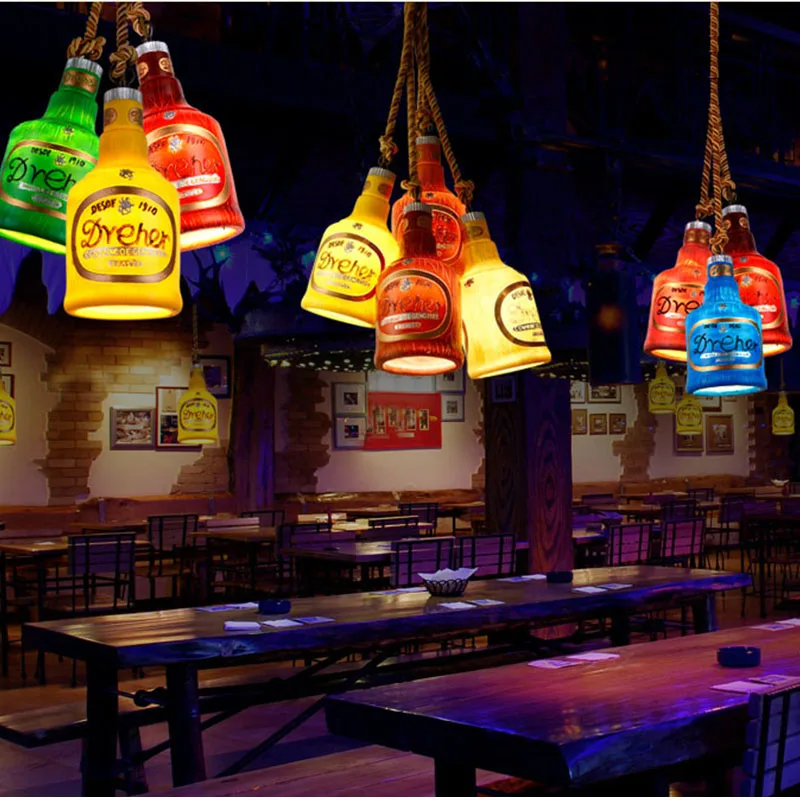 Креативные барные люстры для бара магазина ресторана гостиной