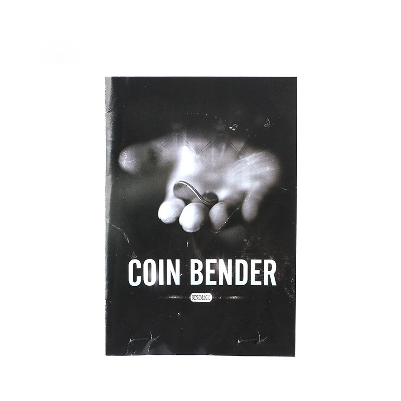 Гибочное устройство монета фокусы изгиб Подпись монеты уличные крупным планом