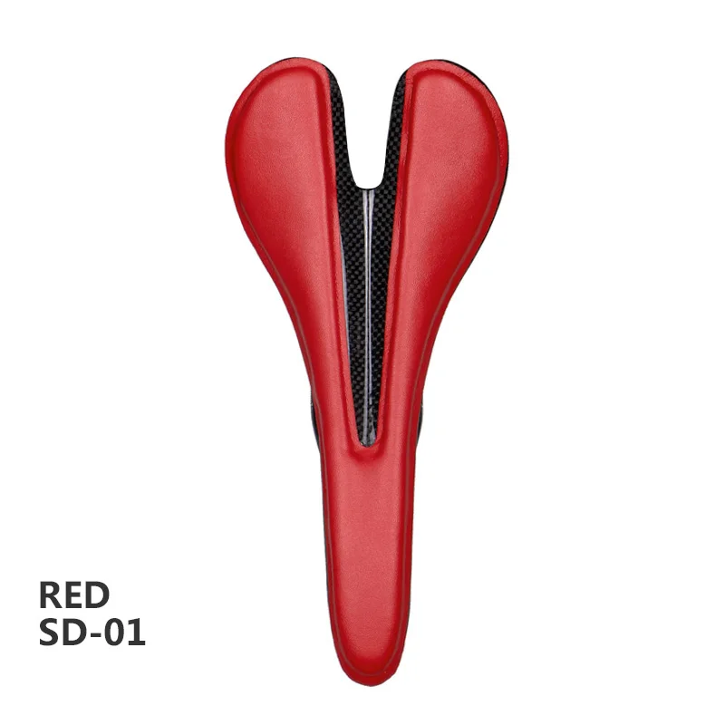 red 01 Велосипедная велосипедная седельная легкая велосипедная седельная сумка для велосипеда на передней раме Высококачественная - Цвет: red 01