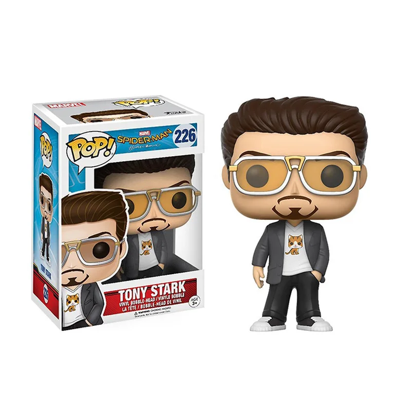 FUNKO POP Marvel Мстители: эндшпиль танос Тор Человек-паук Халк Стэн ли Железный ПВХ фигурка игрушки для детей Рождественский подарок