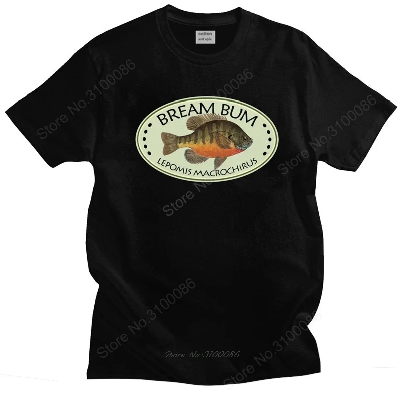 

Novelty Bream Fishing Tee Tops for Men Short Sleeve Casual Fishermen Fish Retirement T-shirt Crew Neck Slim Fit Cotton T Shirt