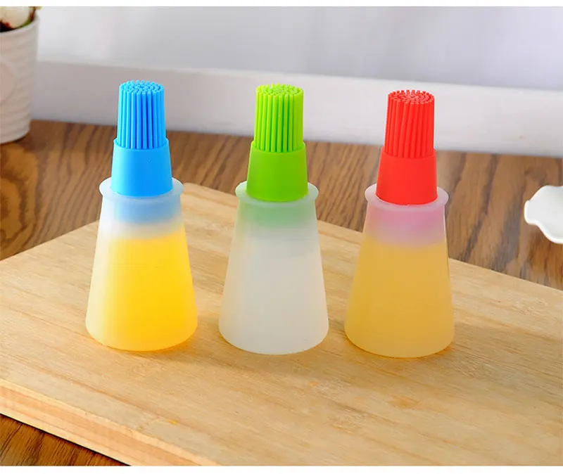 1 шт. гриль кисточки для бутылок с маслом жидкого силикона ручка масло торт