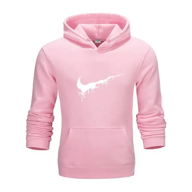 Pink - B Брендовая одежда мужские толстовки тонкие толстовки с капюшоном унисекс мужские s пальто мужские повседневные флисовые осенние теплая спортивная одежда уличная одежда - Цвет: Pink - B