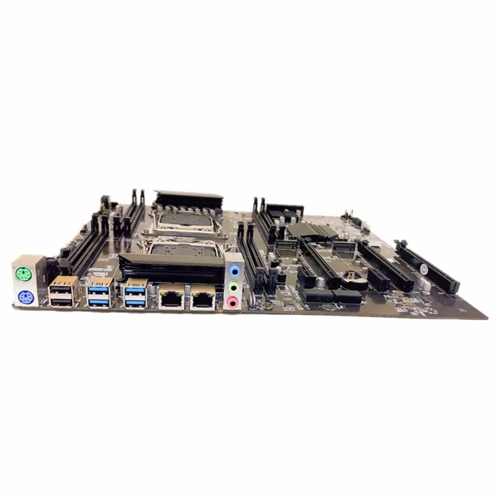

X99 Dual CPU X8 Motherboard USB 3.0 DDR4 Support SATA PCIE 16X 8X 1X Port Gigabit Network Card For Office Work