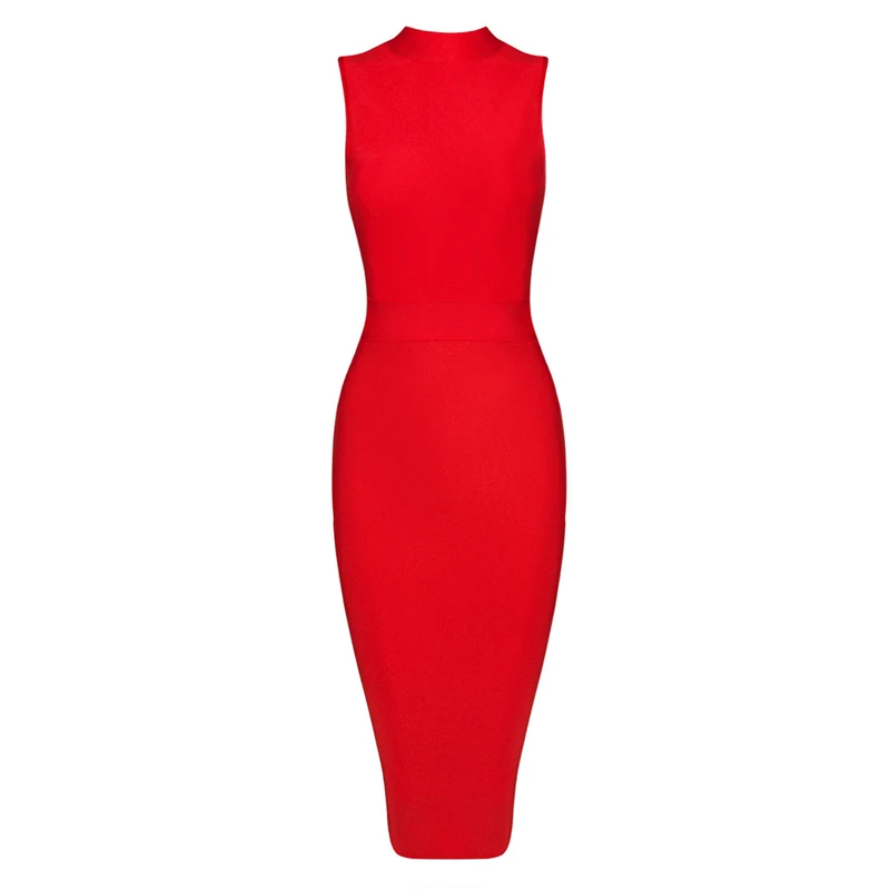 INDRESSME миди для женщин Бандажное вечерние летнее платье модное с высоким плотно