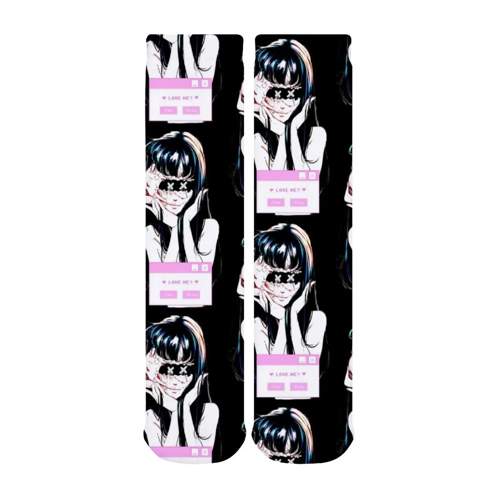

Tomie Socks Large Chemical Fiber Novelty Stockings Pictures Lawyer Anti Sweat Sport Socks