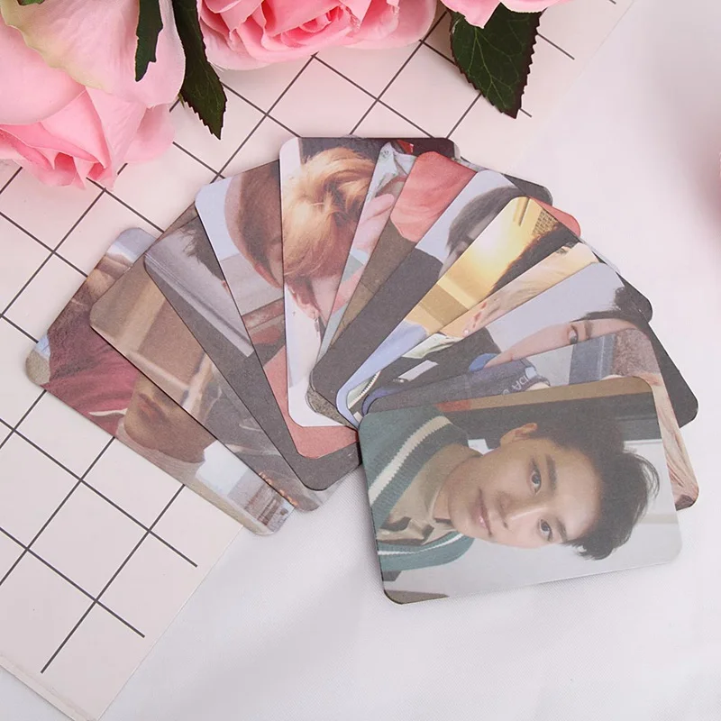 И белая версия Taeyong Mark KPOP NCT 127 самодельные 2018 открытки в альбом Постер Черный - Фото №1