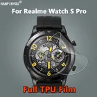 Защитная пленка для смарт-часов Realme Watch S Pro  S Master Edition, Ультрапрозрачная мягкая Гидрогелевая пленка из ТПУ, не закаленное стекло