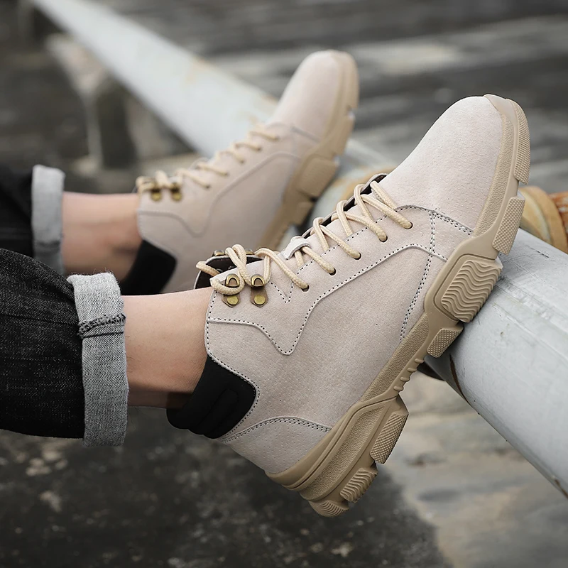 

Zapatos Hombre Invierno High Top Sneakers For Men Scarpa Uomo Men's Winter Shoes Mens Hightop Footwear Vintage Comfortable