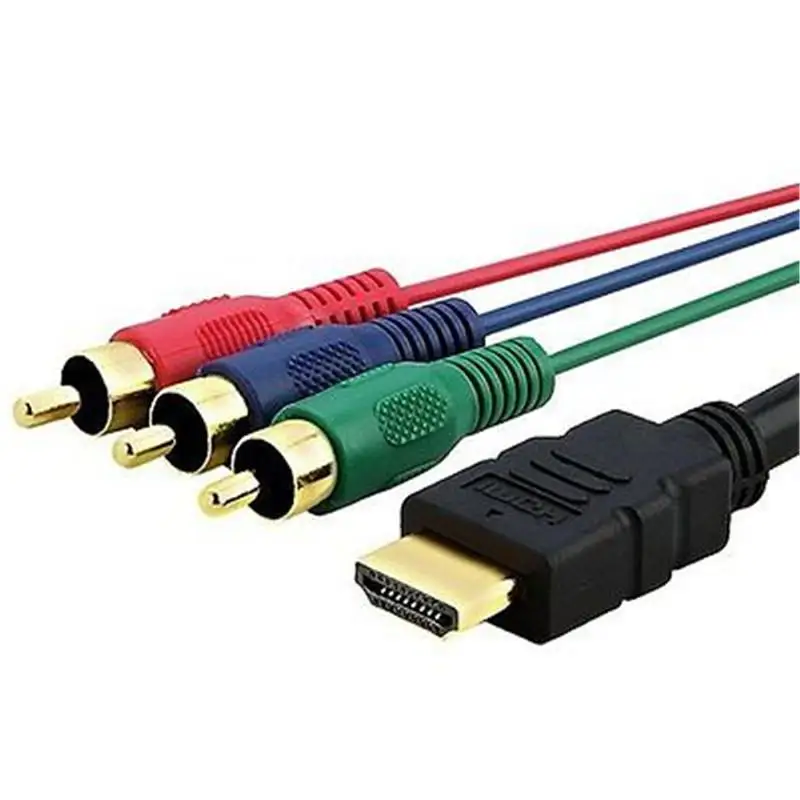 Новое поступление 2019 совершенно новый кабель HDMI-3 RCA переходник с вилкой аудио