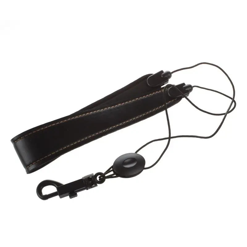 

Adjustable Saxophone Strap Leather Nylon Padded Black