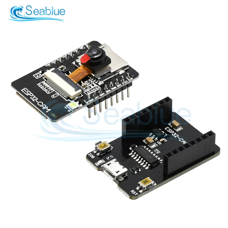 

ESP32 CAM CH340 Esp32 Cam Integrated CH340 WIFI Bluetooth Development Board OV2640 Camera Module MICRO USB to Serial Port DC