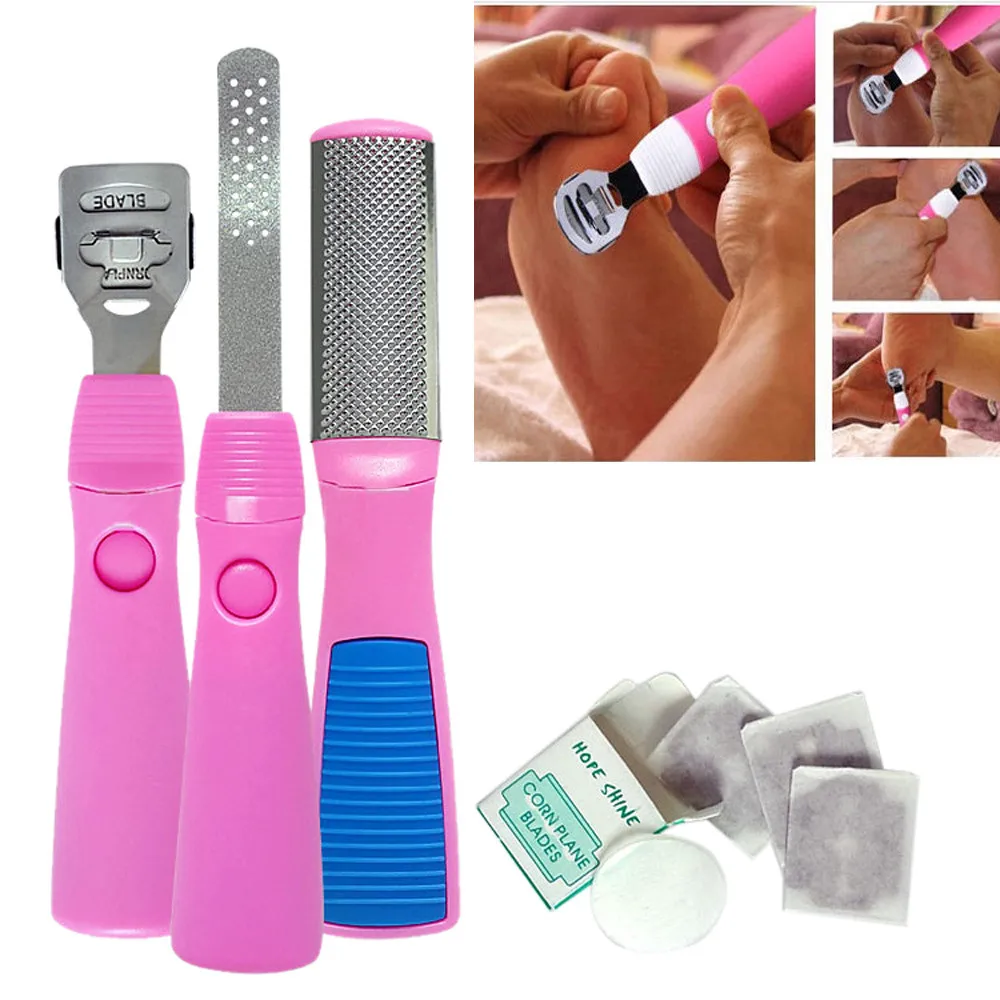 Тройной строгальный нож для мозоли средство удаления ороговелости бритва ног