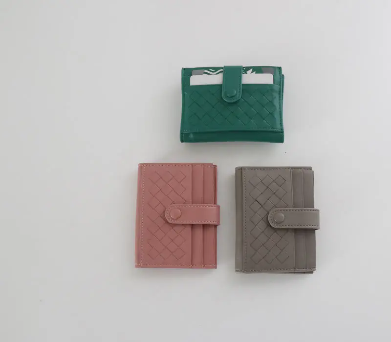 100% гарантированный кошелек из овечьей кожи держатель для карт ручная работа