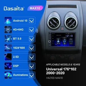 dasaita for nissan toyota car 7 ips android universal car radio multimedia player navigation gps headunit on board computer free global shipping