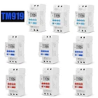 Электронное программируемое Цифровое реле времени на 7 дней, 30 А, 16 А, стандартное реле времени, 220 В переменного тока, 100 в, 12 В, 24 В, 5 В, крепление на Din-рейку