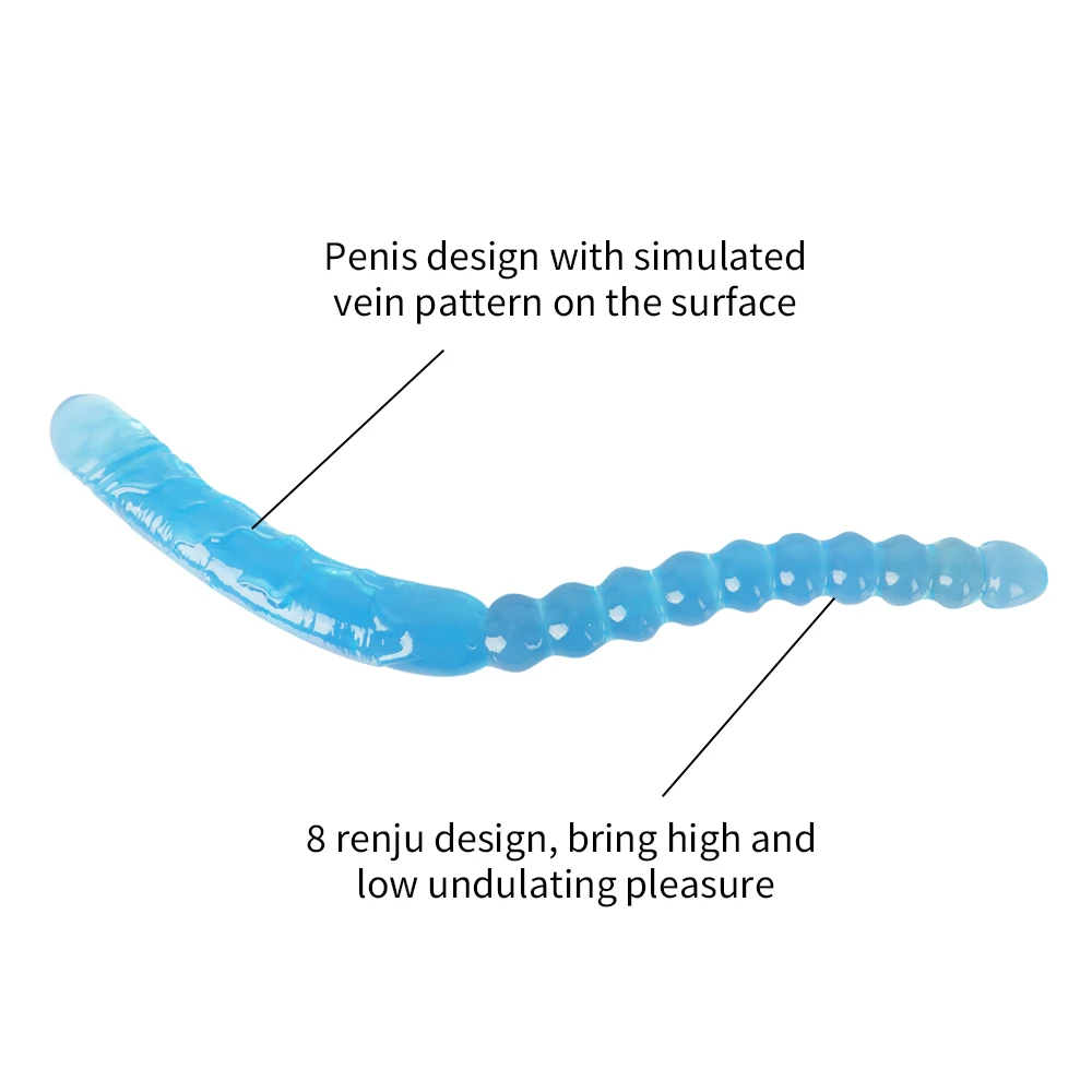 Двойной фаллоимитатор с двойной головкой для пениса длинный пенис секс-игрушки