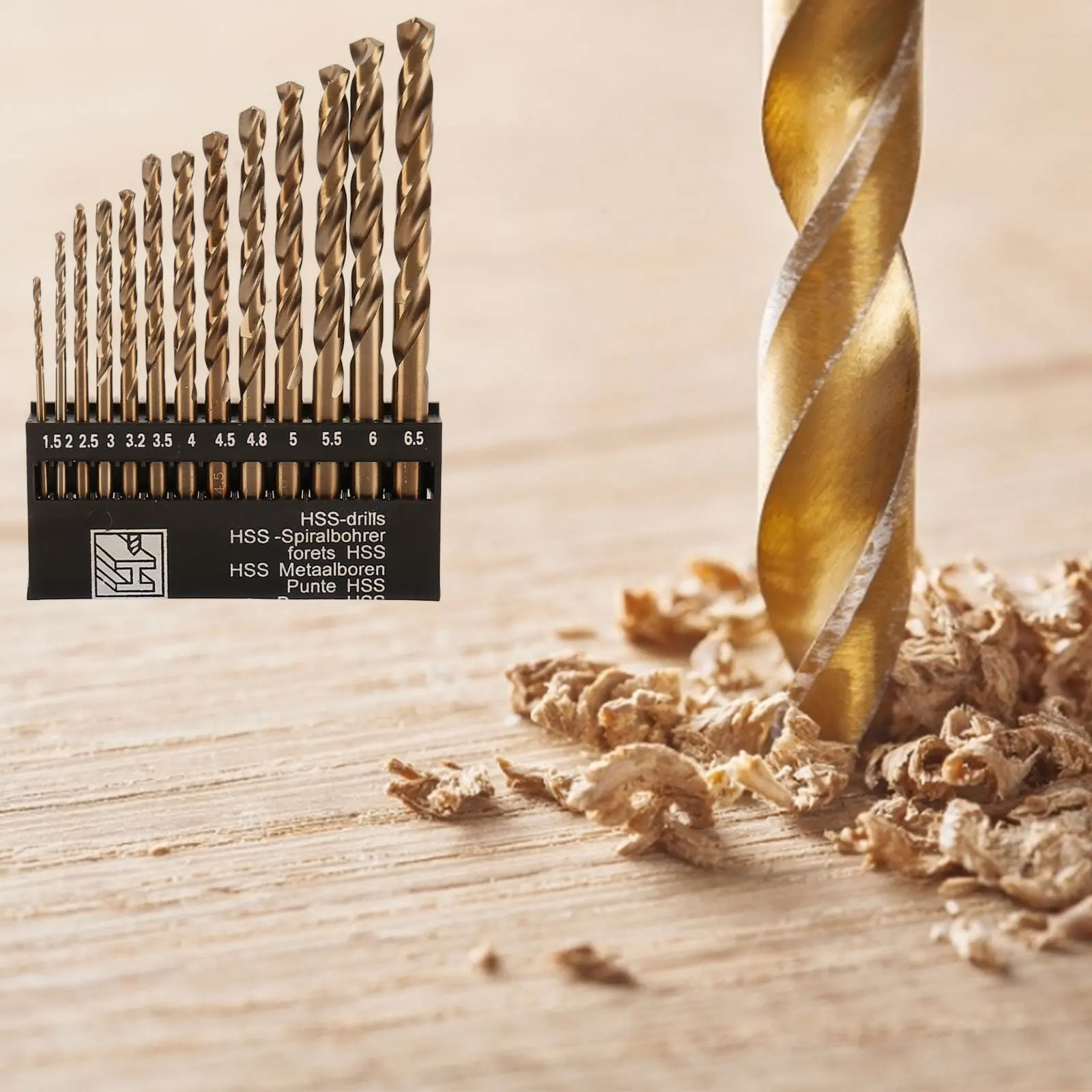 13 шт. набор спиральных Сверл из быстрорежущей стали метрические M35 кобальтовые