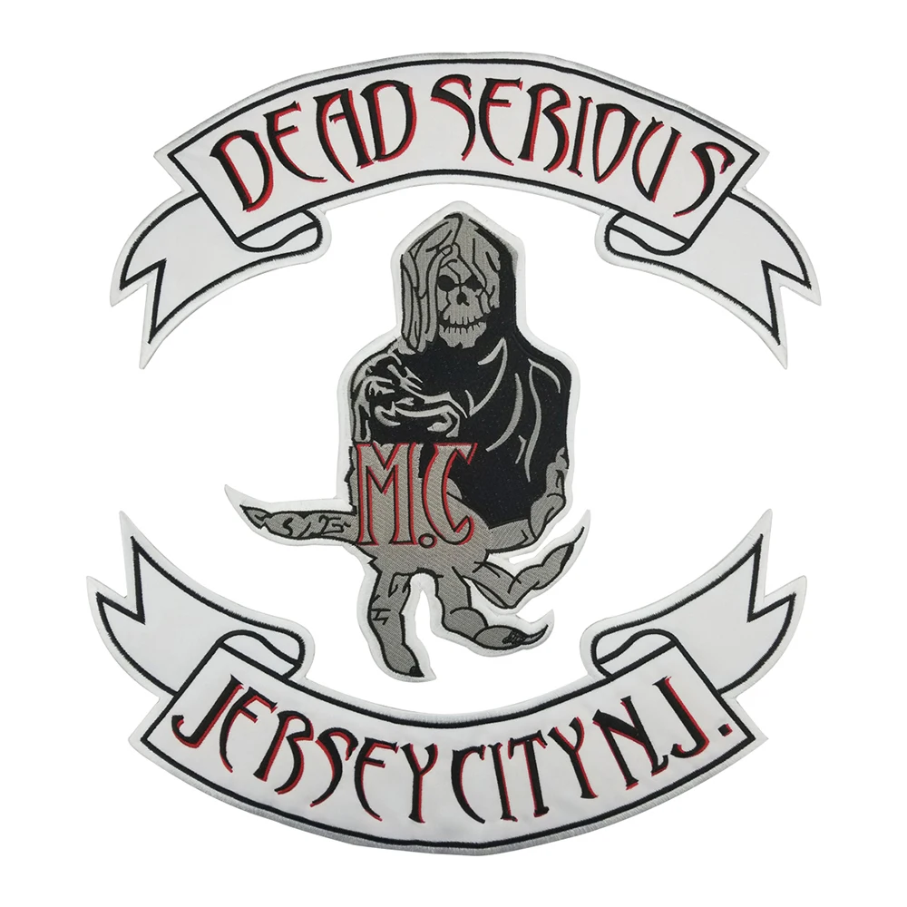 Нашивка с вышивкой из Джерси Мертвецы сильные термонаклейки для глажки одежды