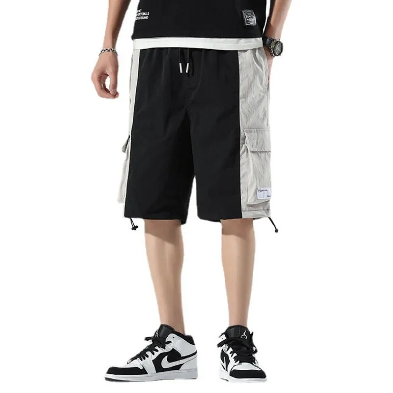 

Мужские повседневные шорты из чистого хлопка, однотонные свободные удобные пляжные шорты, Новинка лета 2021