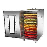 16 layer food dehydrator food dryer dried fruit machine commercial household pet food dryer electric rotating mesh disk