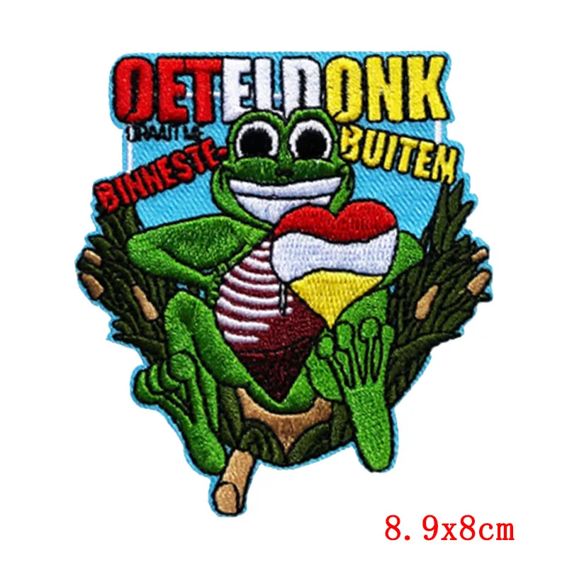 Эиндховен Oeteldonk эмблема полная вышивка лягушка карнавал для Нидерландов