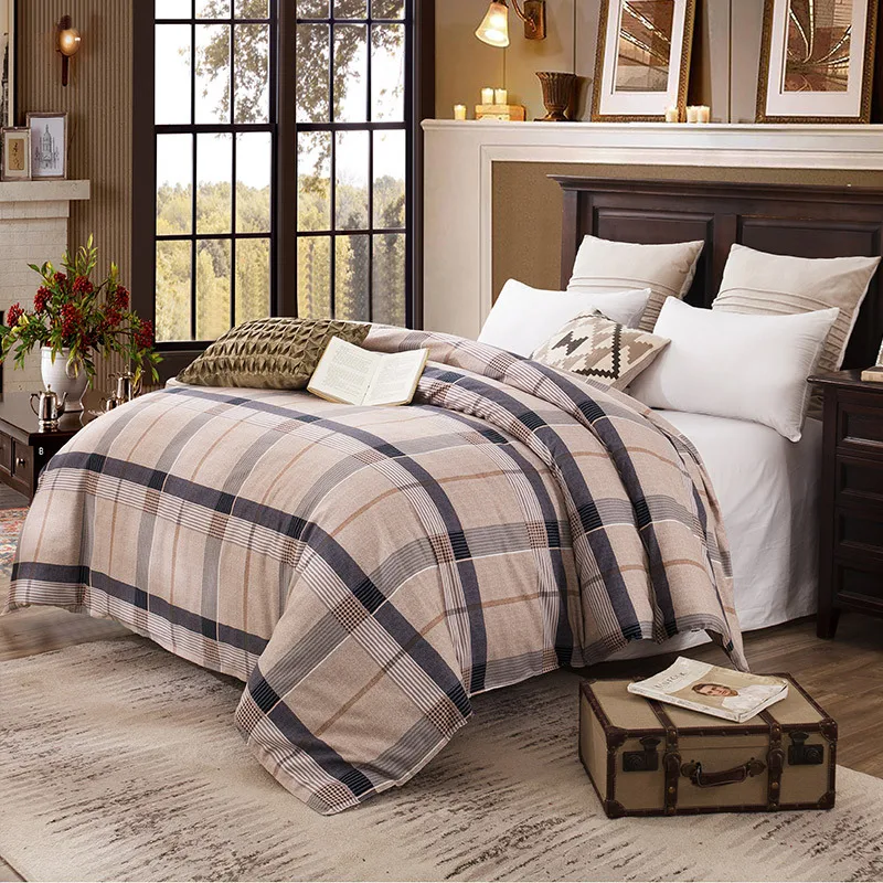 

Домашнее постельное белье BBSET, пододеяльник, двустороннее мягкое удобное одеяло, покрывало, домашний текстиль, 100% хлопок, Edredom