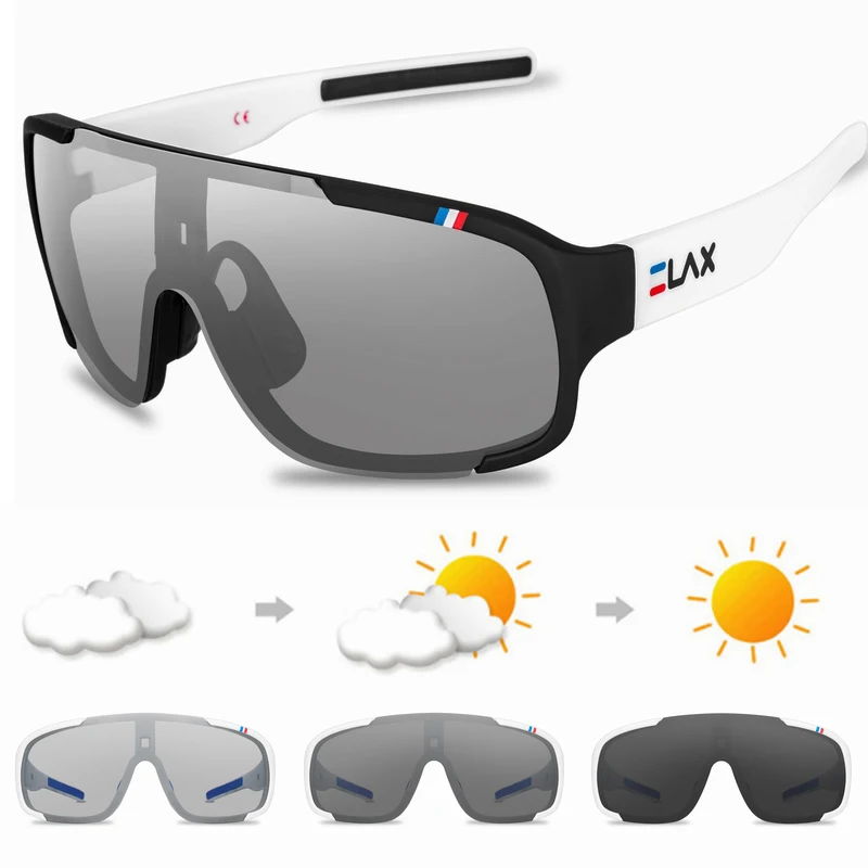 Фотохромные велосипедные Glasse UV400 поляризационные женские солнцезащитные очки