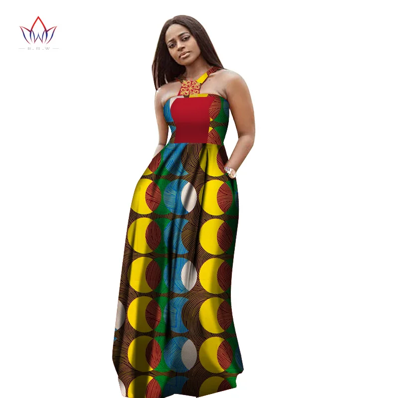 Летние макси платья стиль африканские платья для женщин Vestidos африканская одежда Дашики размера плюс платья для вечеринок WY2740 - Цвет: 18