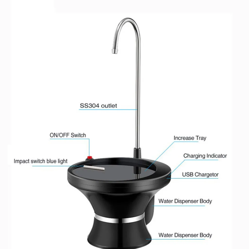 keuken kitchen accessories Smart Tray Pumper Electric Water Heater Dispenser Pure Aspirator gadgets | Дом и сад