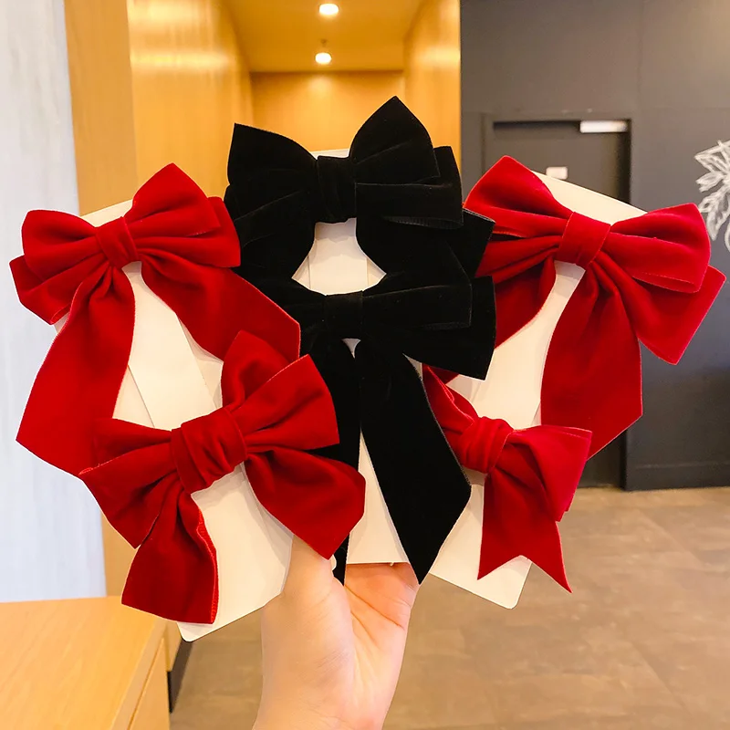 Повязка на голову с большим бантом из замшевой ткани эластичные повязки для