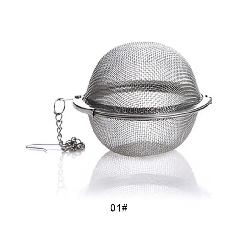 3 Size Optional Stainless Steel Seasoning Ball Strainer Mesh Solid Spice Residue Filter Tea Infuser Tools | Дом и сад