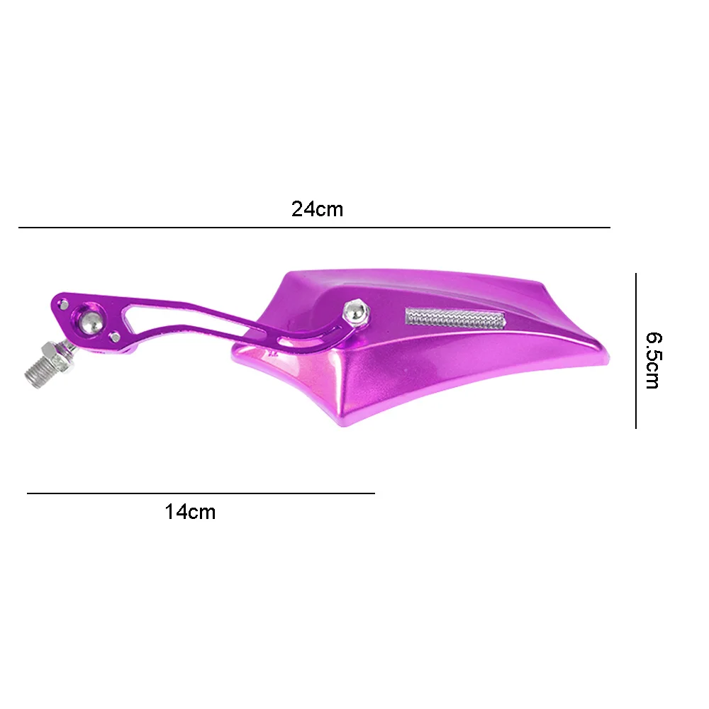 

One Pair Universal Aluminum Alloy Motorcycle Rear View Mirrors High Quality