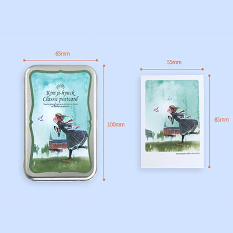 Wonderland серии сказок мини маленькая карта железный ящик ролевые 40 штук вход
