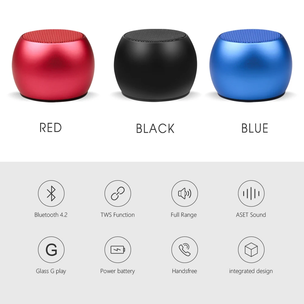 Портативный мини динамик Kebidu беспроводной Bluetooth 4 2 Mp3 музыкальный плеер