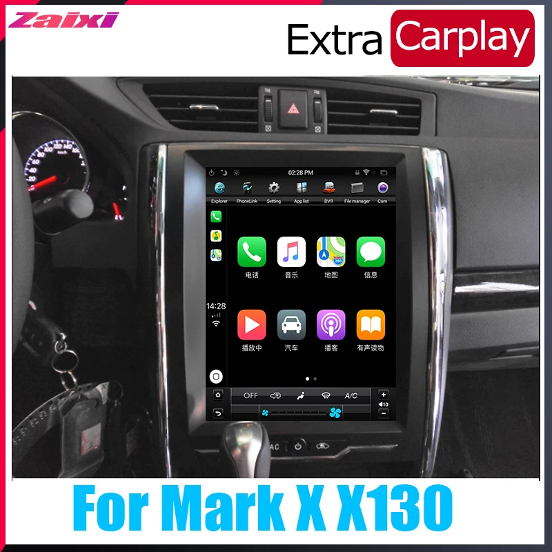 ZaiXi Android Car Multimedia GPS For Toyota Mark X X130 2011~2013 Radio vertical screen tesla Video USB DAB+ | Автомобили и