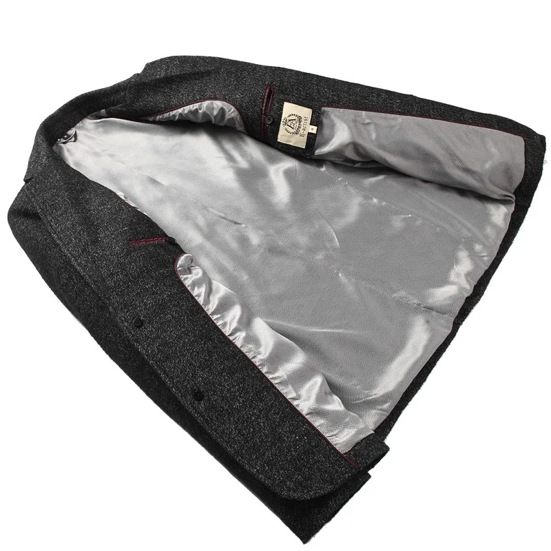 Мужской Повседневный шерстяной пиджак осенне-зимний Блейзер большого размера 2020