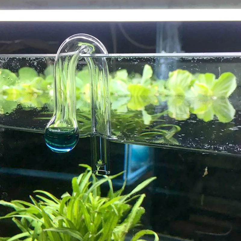 Raindrop Аквариум СО2 вода живой мох завод Аквариум заметки стекло капля проверки углекислого газа рН шар долгосрочный индикатор монитор тестер - Color: Raindrop