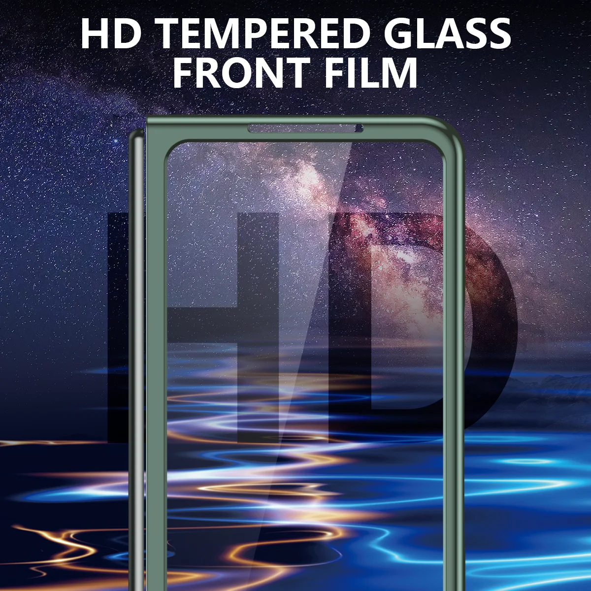 Luxury Hd Transparent Case For Samsung Galaxy Z Fold 3 5G 360 All Inclusive Electroplating Bumper Cases For Samsung Z Fold 3 W22