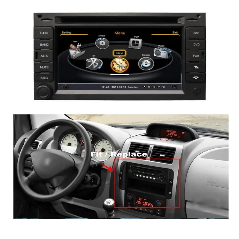 

For Peugeot Expert 2007-2012 Car Radio Audio Video Stereo CD DVD Player GPS Map Navi Navigation S160 Multimedia System