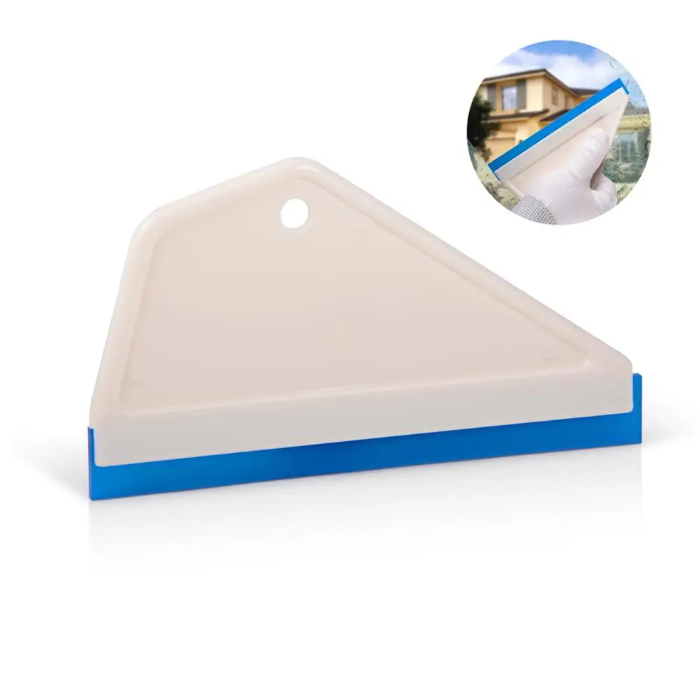 Стеклянный скребок для снега EHDIS, водный очиститель, оттенок окон, резиновое лезвие, удобный скребок, бытовой инструмент для чистки ванной комнаты, мойка, аксессуары для автомобиля